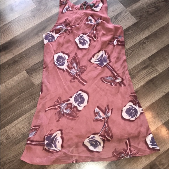 wild fable Dresses & Skirts - 🆕 Wild Fable Floral Sleeveless Sheer Lined Mini Dress Mauve Blue Var Sizes | NWT